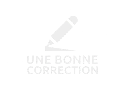 Une bonne correction